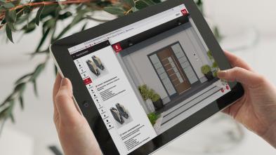 PaX-Haustuerkonfiguratortablet